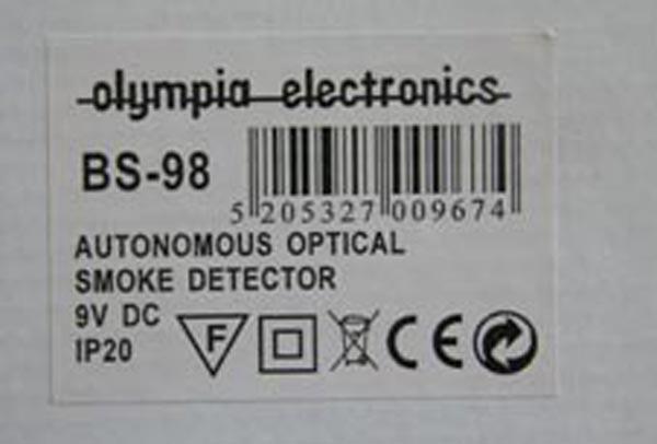 Olympia Electronics — Autonomous Optical Smoke Detector