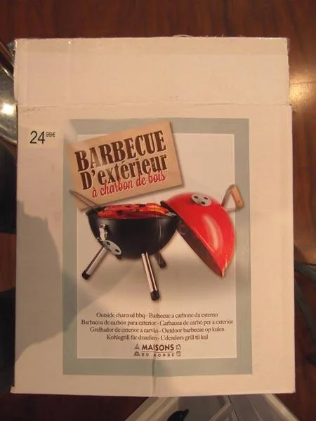 Maisons du Monde — Outside Charcoal BBQ