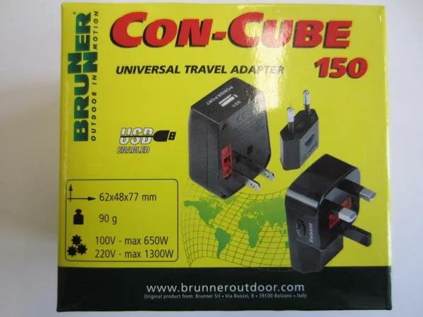 Brunner — Con-Cube 150, Universal Travel Adapter