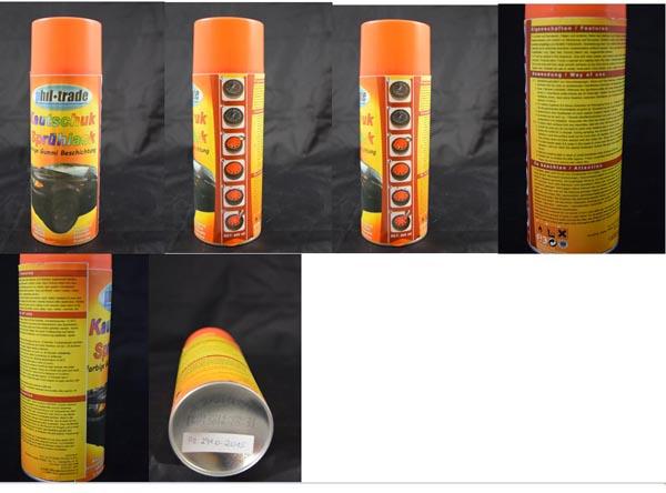 phil trade — Kautschuk Sprühlack ("Rubber spray paint")