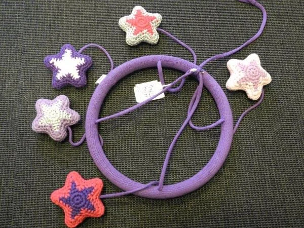 Smallstuff — Crochet mobile with stars