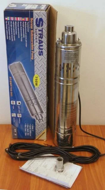 STRAUS AUSTRIA — Screw Submersible Pump/ Mélykútszivattyú