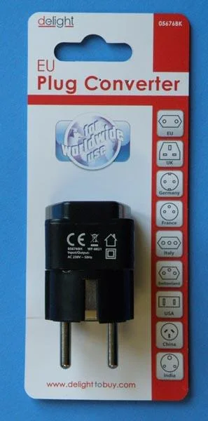 delight — EU Plug Converter / Hálózati átalakító dugó