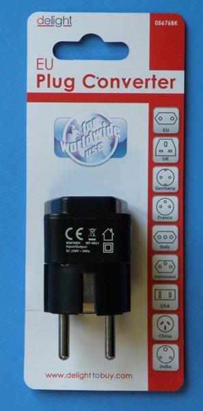 delight — EU Plug Converter / Hálózati átalakító dugó