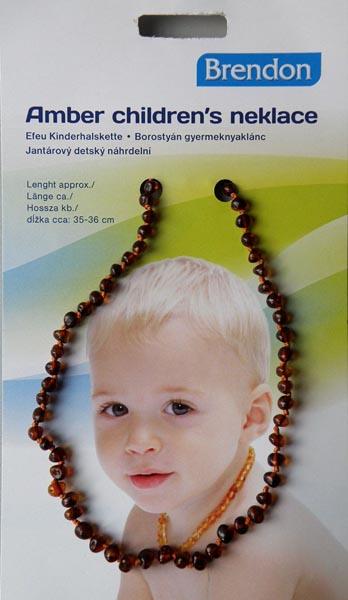 Brendon — Borostyán gyermeknyaklánc ("Amber children´s necklace")