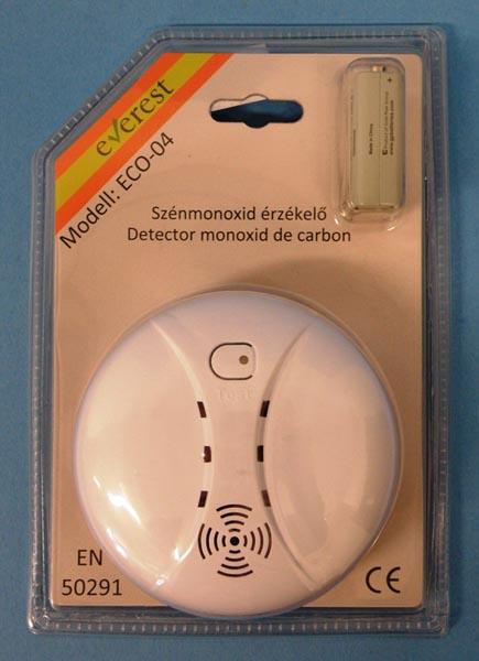 everest — Szénmonoxid érzékelő (Detector monoxid de carbon)