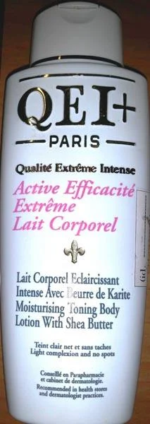 Laboratoire Pharmaplus — QEI+ Paris - Qualité Extrême Intense - Active Efficacité Extrême Lait Corporel