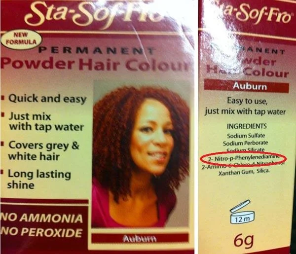 Sta-Sof-Fro — Permanent Powder Hair Colour