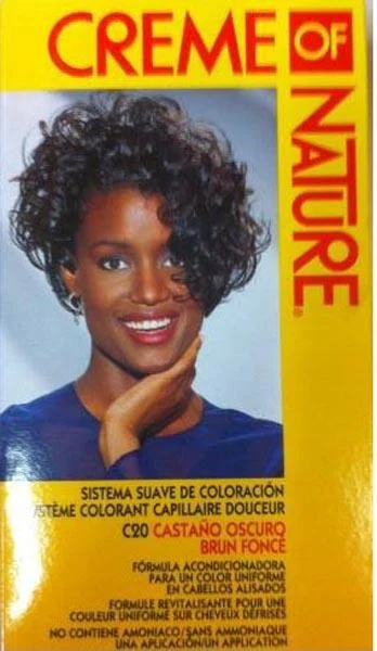 Creme of Nature — Systema suave de coloración ("Soft hair colour system")