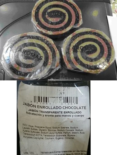 Aromas Artesanales — Jabon Enrollado Chocolate
