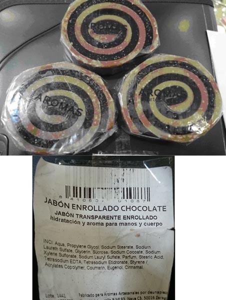 Aromas Artesanales — Jabon Enrollado Chocolate