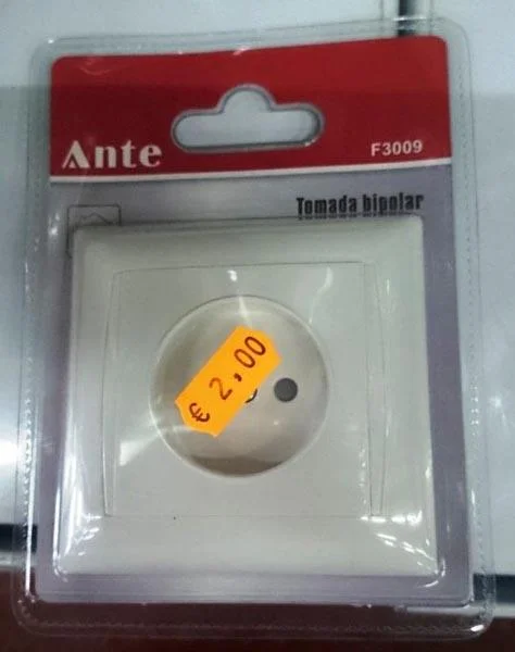 Ante — Tomada bipolar