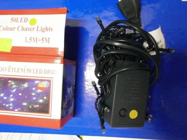 50LED Multi Colour Chaser Lights / VÁNOCNÍ OSVETLENÍ 50 LED DIOD