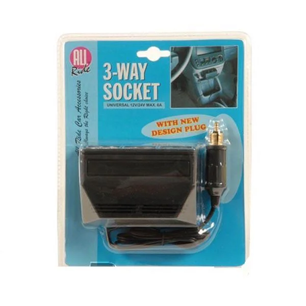 A.I & E (product) / ALL Ride (packaging) — 3-Way Socket