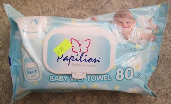 Papilion — BABY Wet towel