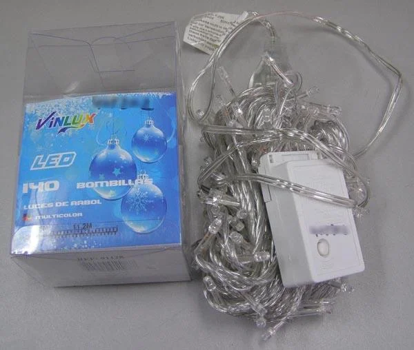 Vinlux — LED 140 Bombillas Luces de Arbol Muticolour