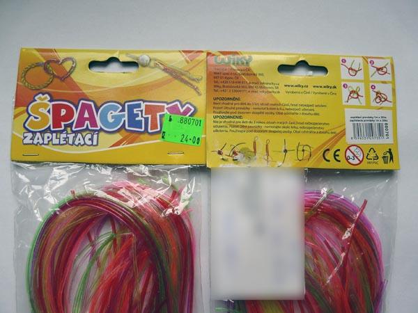 Wiky — Knitting spaghetti ("zaplétací špagety")