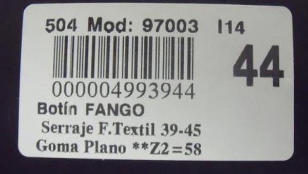 Brondoss — Botín Fango