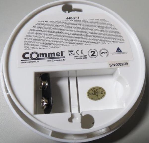 Commel — Carbon Monooxide Alarm