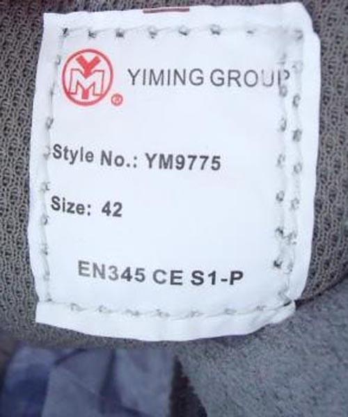 Yiming — Chaussure de sécurité (Safety shoes)