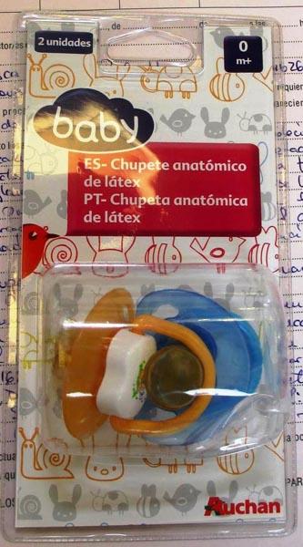 Baby/Auchan — Chupete bebe latex