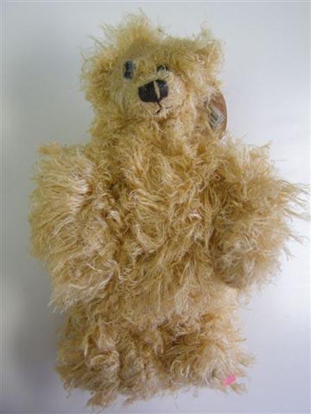 Play by play — Shaggy cream bear small