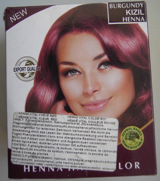 Henna Vital — Kizil Burgundy Henna