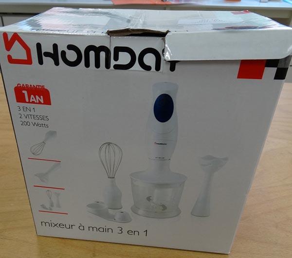 Homday — Mixeur à Main 3 en 1