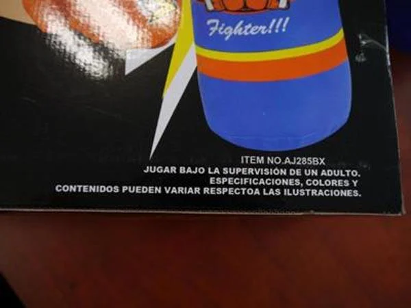 Master Gift Import — Set boxeo - juguete deportivo (Boxing set - sport toy)