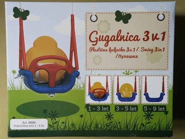 Gugalnica 3 v 1  (Swing 3 in 1)