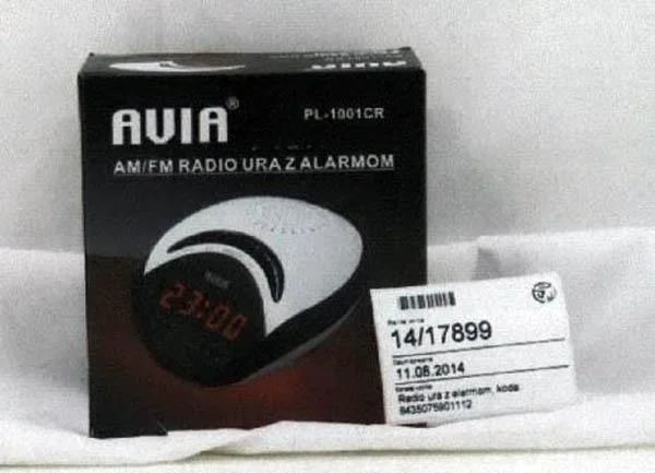 AVIA — AM/FM RADIO URA Z ALARMOM