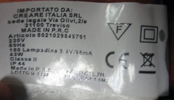 180 Miniluccole Multicolor da Interno