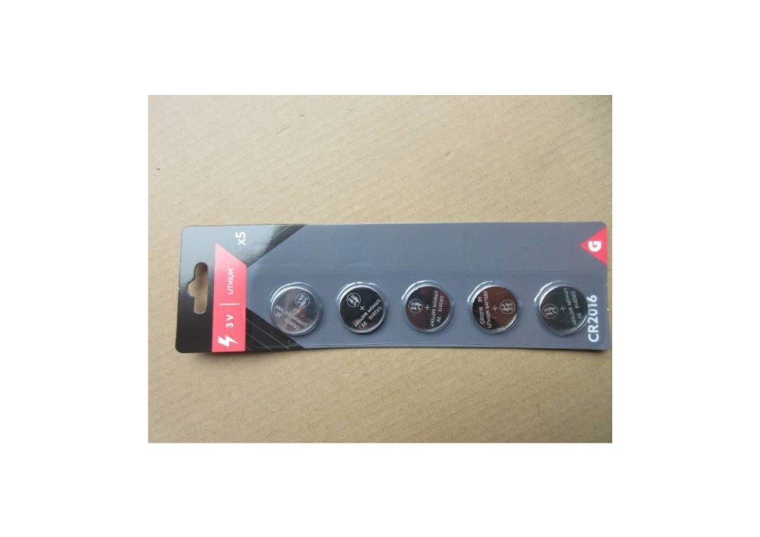 marque g — 326284 pile bouton cr2016 x5 lithium