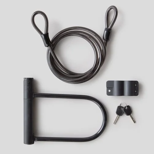 monoprix bike — antivol u + câble