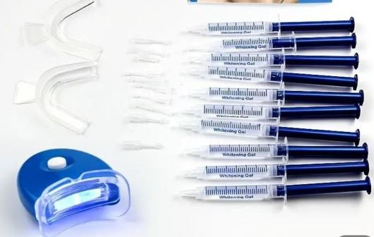 sans marque — kit de blanchiment des dents à usage domestique avec accélérateur de lumières bleues led sans fil