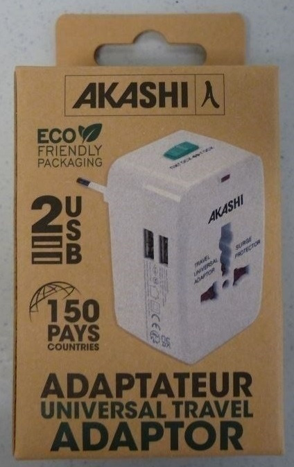 akashi — adaptateur universel de voyage