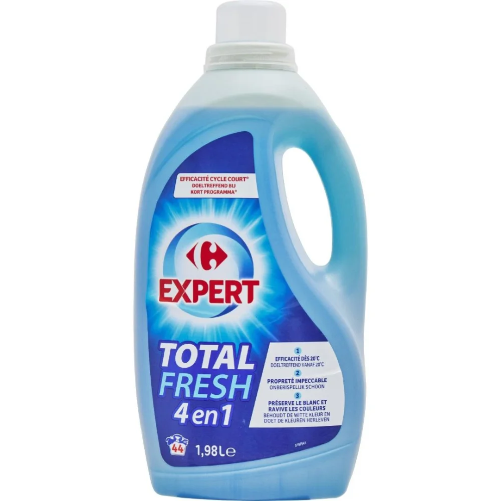 carrefour expert — lessive liquide total fresh 4 en 1