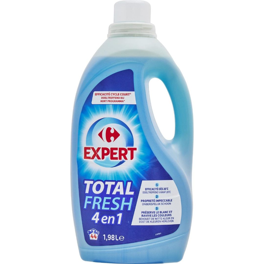 carrefour expert — lessive liquide total fresh 4 en 1