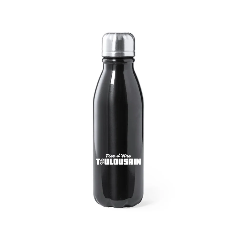 koloris — bidon 550ml - noir - imprimé  fier d'être toulousain