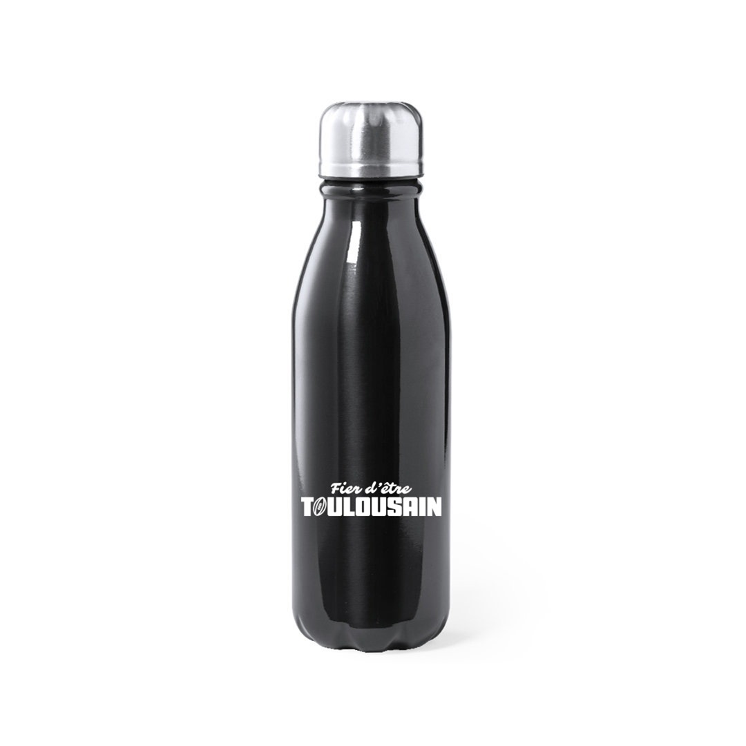 koloris — bidon 550ml - noir - imprimé  fier d'être toulousain
