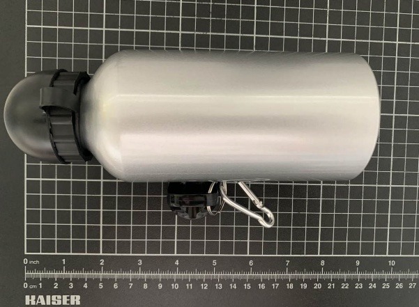 printequipment — metal - gourde aluminium 500ml silver