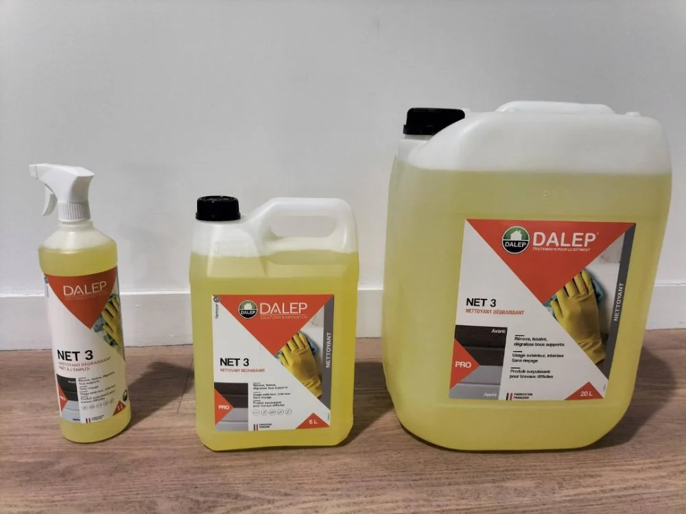 dalep — net 3  nettoyant dégraissant prêt à l'emploi