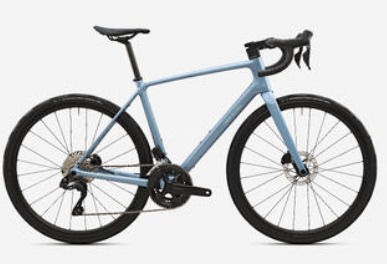 van rysel — vélo route endurance edr cf ultra 105 di2 (vert & bleu clair)