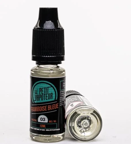 le petit vapoteur — le petit vapoteur - framboise bleue - nicotine : 3mg/ml - 10 ml - pg : 60 / vg : 40