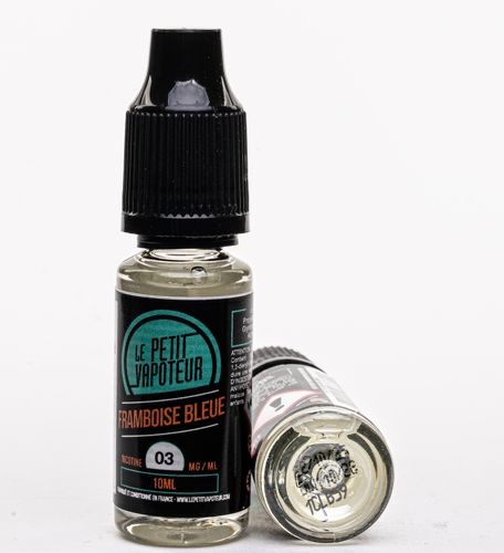 le petit vapoteur — le petit vapoteur - framboise bleue - nicotine : 3mg/ml - 10 ml - pg : 60 / vg : 40