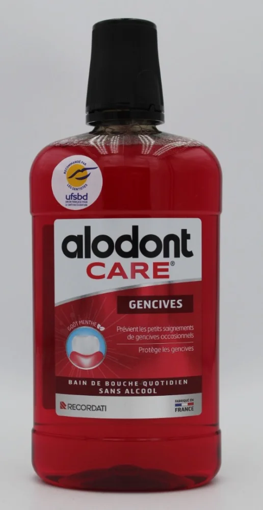 alodont care — alodont care gencives 500ml, bain de bouche quotidien