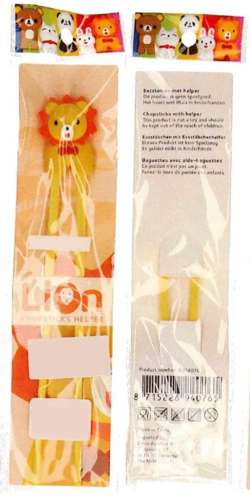 lion chopsticks helper — baguettes avec aide-baguettes // chopsticks helper