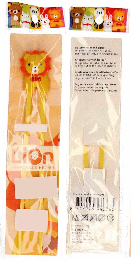 lion chopsticks helper — baguettes avec aide-baguettes // chopsticks helper