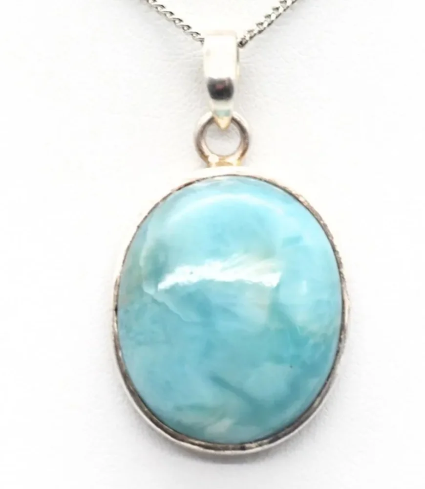 sans marque — pendentif argent 925 avec pierre
