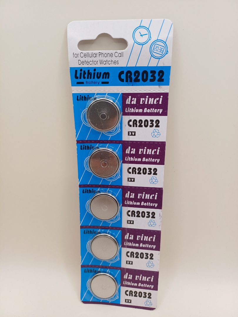 da vinci — piles cr2032 lithium